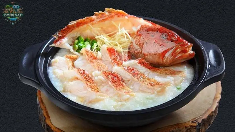 Cháo cá mú đỏ