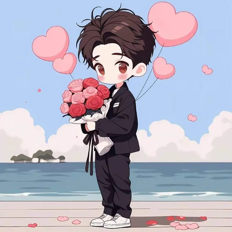 Bộ ảnh ảnh đẹp chibi nam hot trend mới nhất năm nay