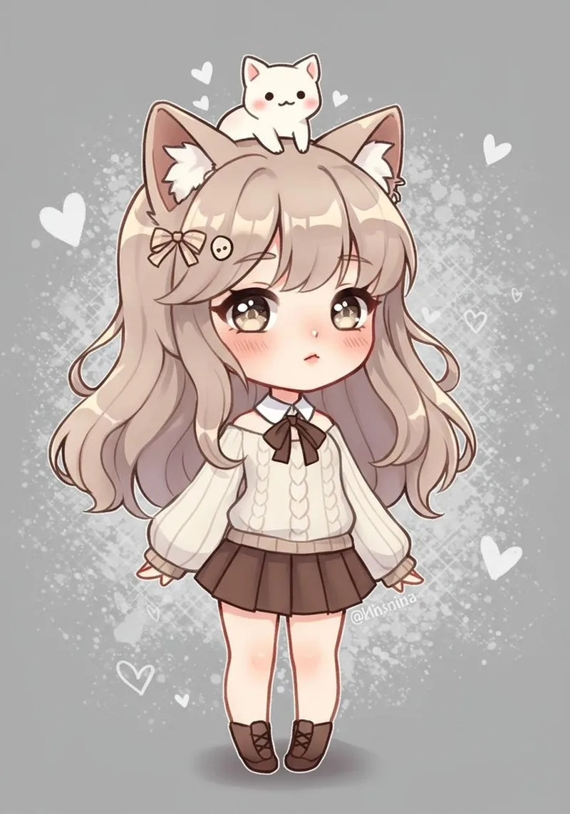 Tải về ảnh anime cute chibi để làm hình nền cực chất