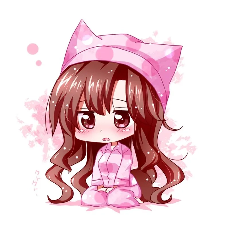 Lưu ngay anime chibi cute đơn giản để làm hình nền dễ thương