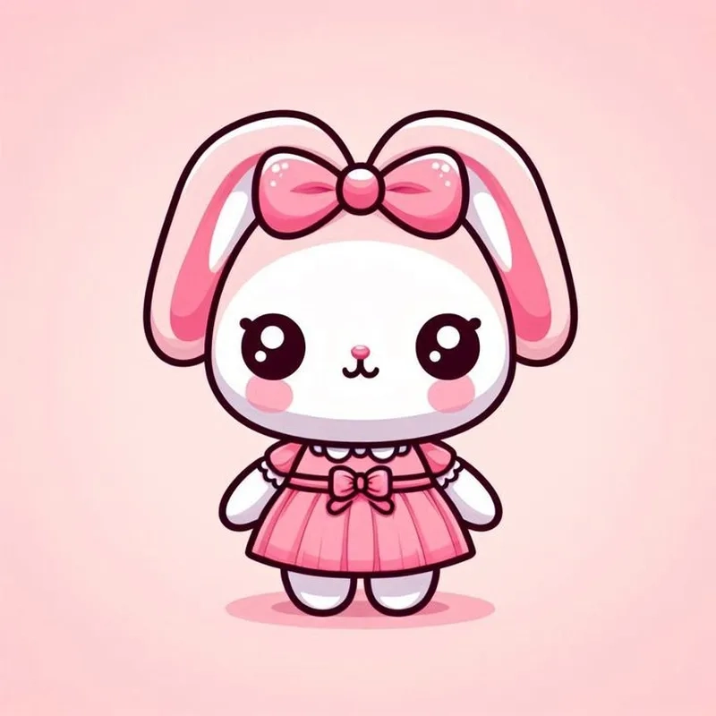 Tìm avatar thỏ cute hình chibi để làm avatar cá tính