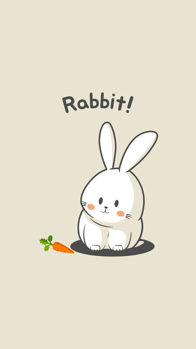 Tải chibi chibi sticker thỏ cute để làm tin nhắn thêm vui
