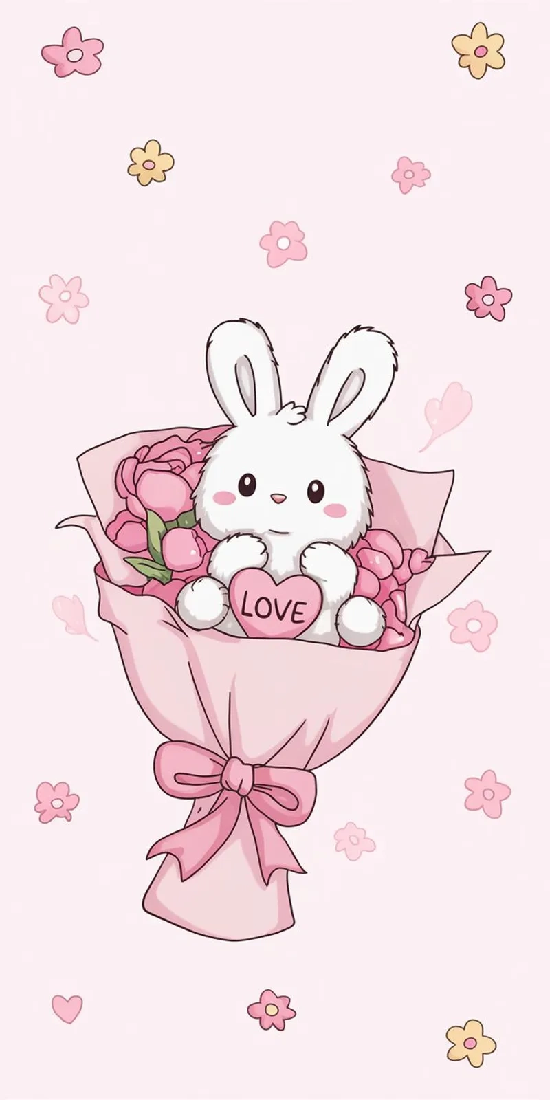 Khám phá chibi hình thỏ cute với nét vẽ siêu đáng yêu