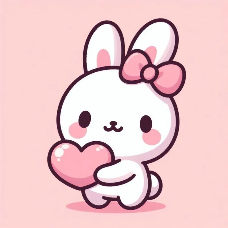 Tải thỏ cute để làm hình nền siêu dễ thương