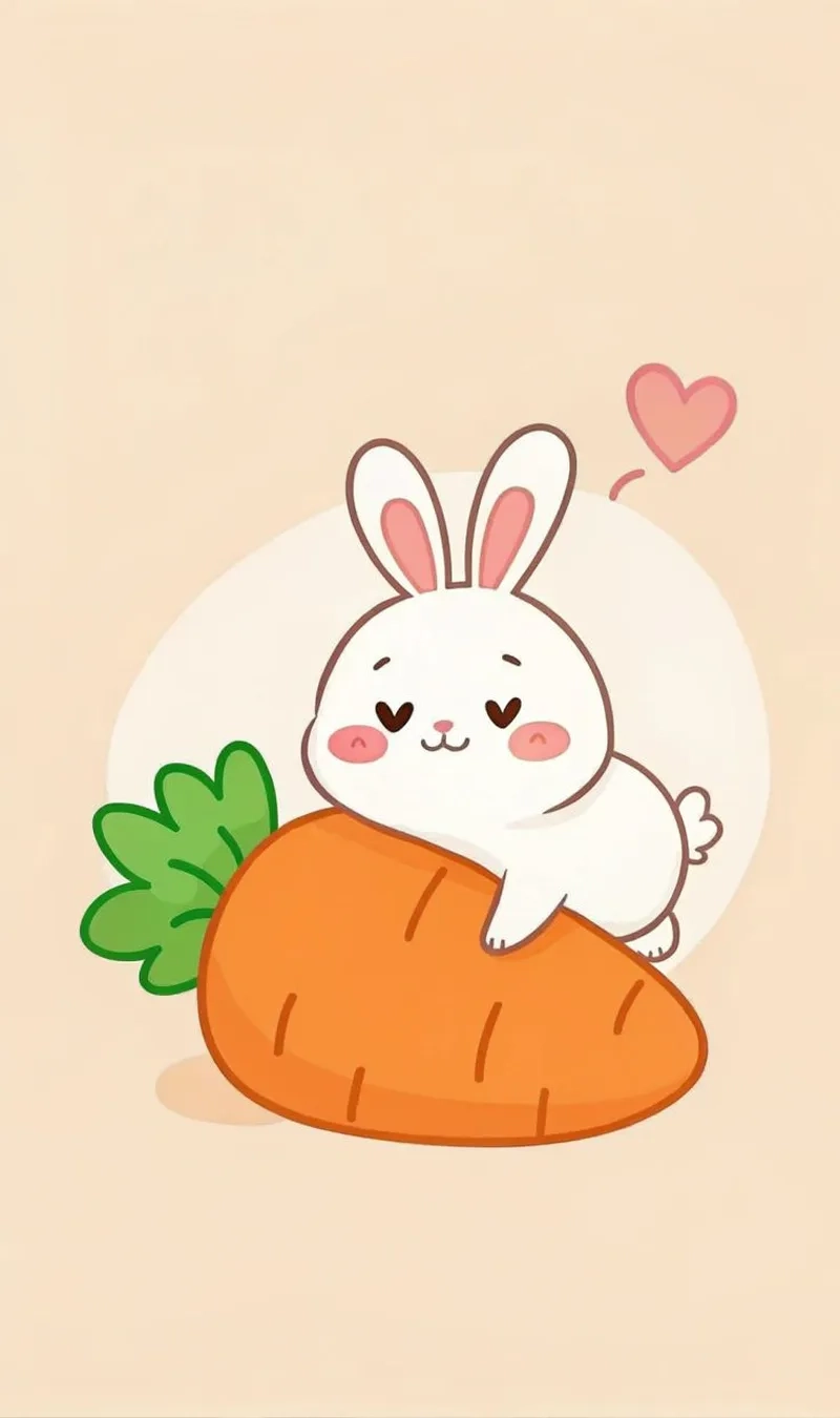 Khám phá chibi cute thỏ với nét vẽ siêu yêu thích