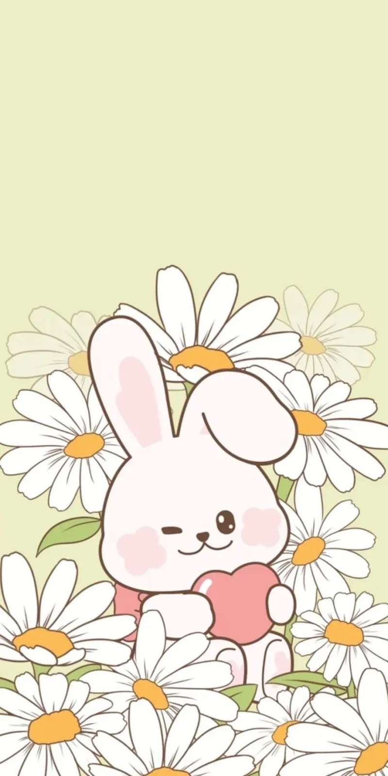 Tải chibi thỏ để làm hình nền dễ thương cho điện thoại
