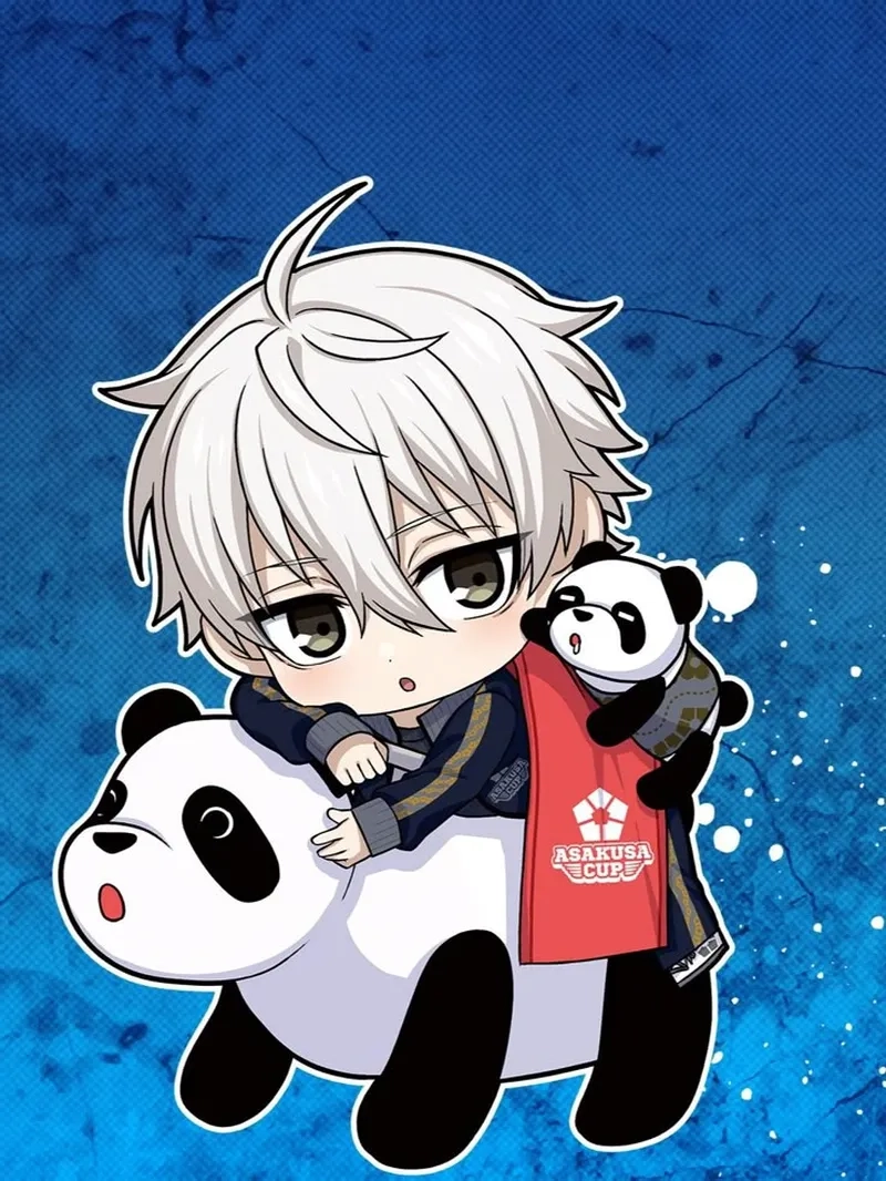 Anime chibi cute nam làm sáng mạng xã hội