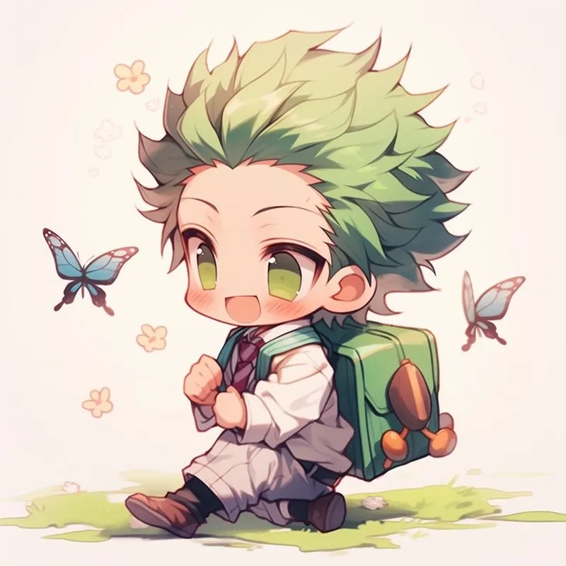 Chibi cute nam siêu đáng yêu cho bạn