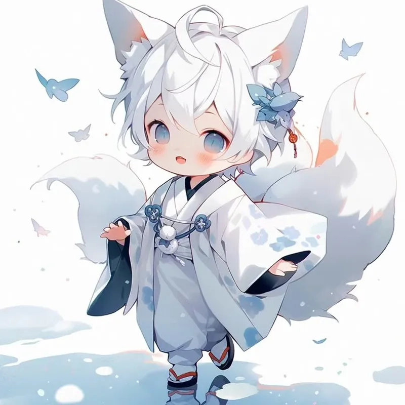 Hình anime chibi cute nam làm fan thích mê