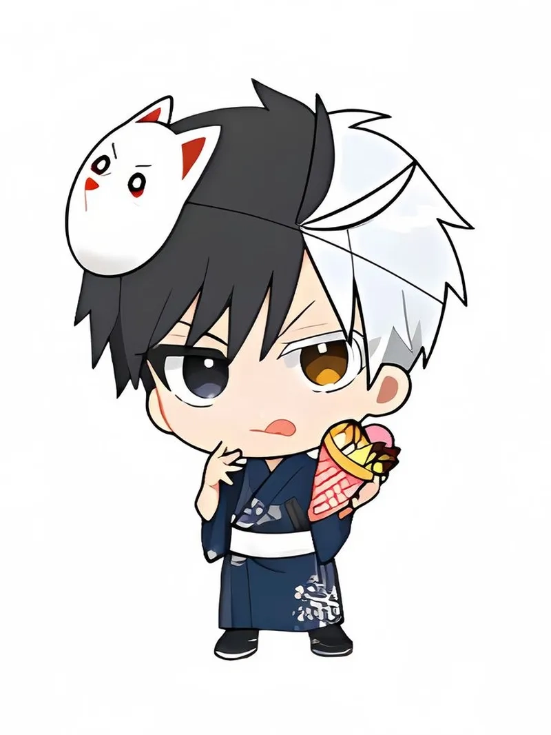 Hình anime nam cute chibi siêu dễ thương