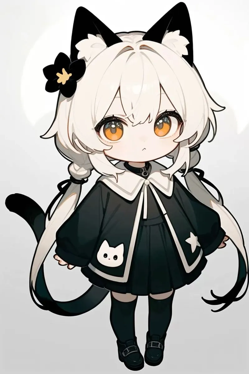 Hình cute chibi nữ siêu đáng yêu cho fan