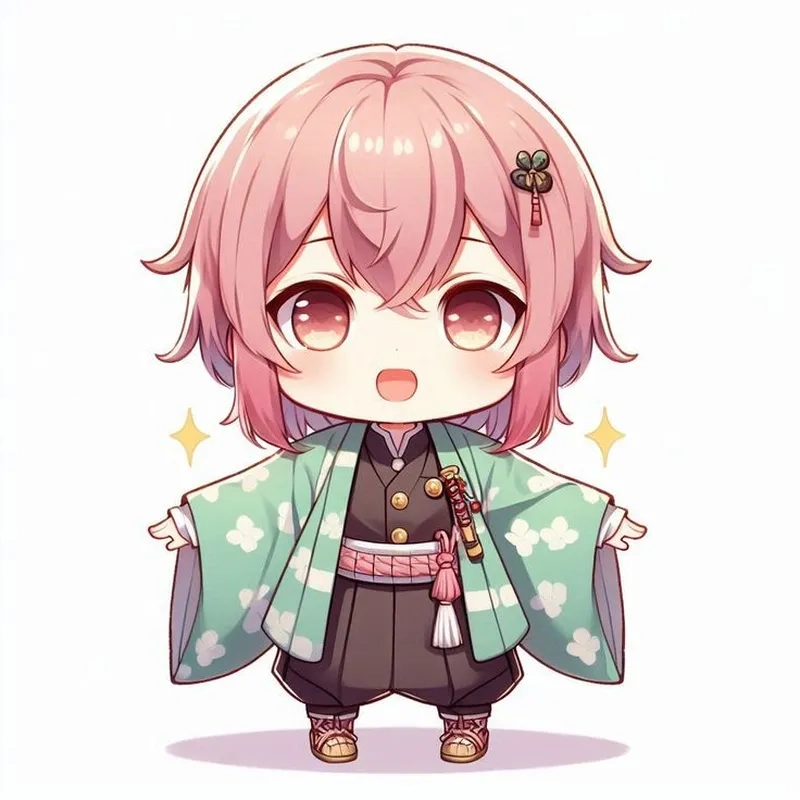 Hình nữ cute chibi làm avatar độc đáo