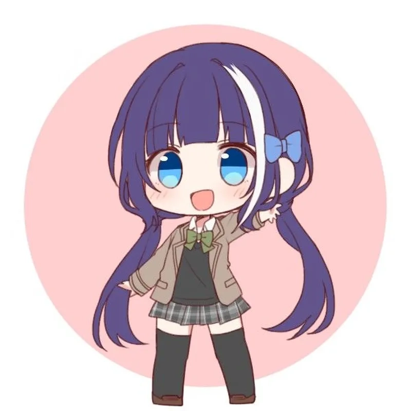 Ngắm ảnh chibi nữ lạnh lùng để thêm phong cách