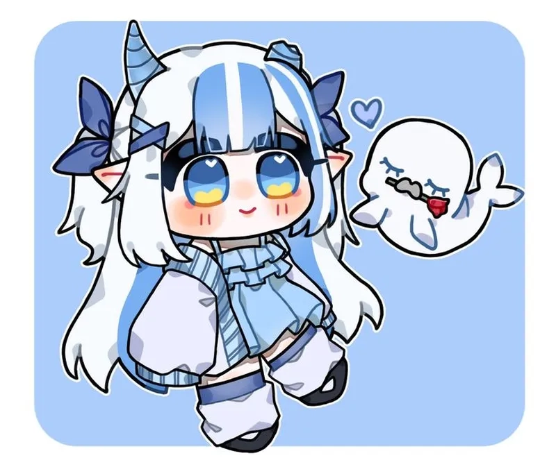 Ngắm nữ anime chibi để thêm phong cách đáng yêu