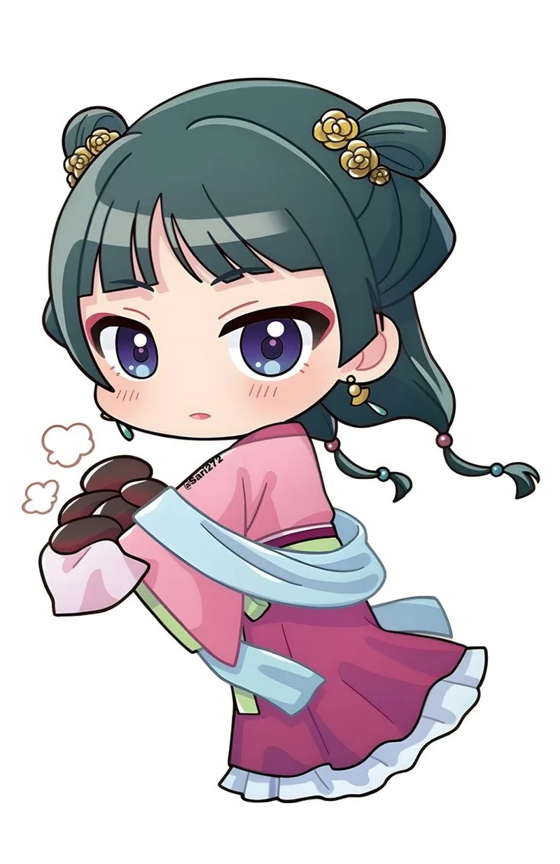 Lưu ngay ảnh chibi anime nữ để làm hình nền chất