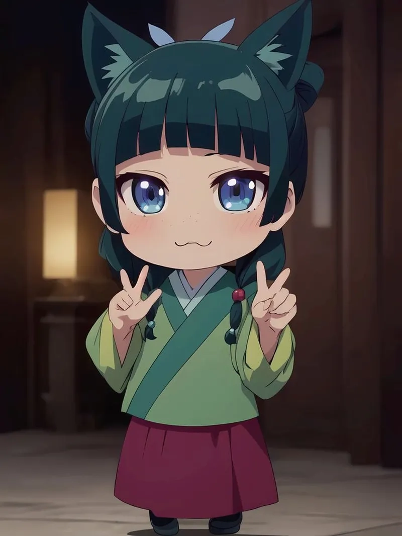 Ngắm cô gái chibi dễ thương để thêm niềm vui