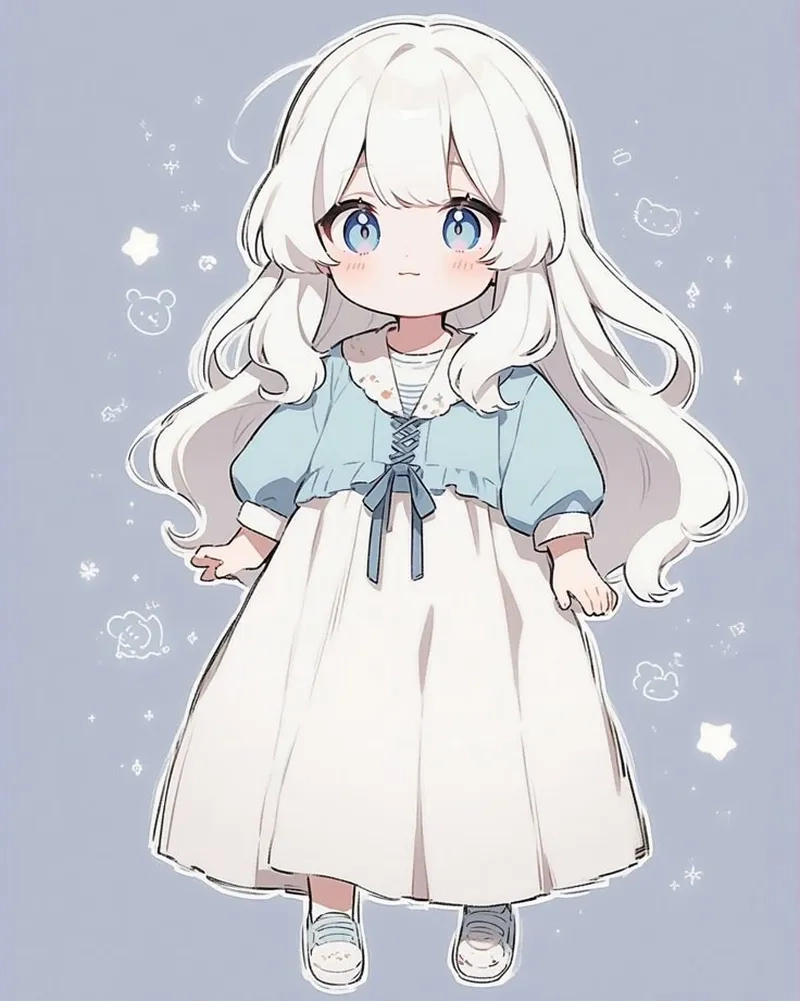 Avatar cute anime chibi làm avatar Zalo thêm nổi bật
