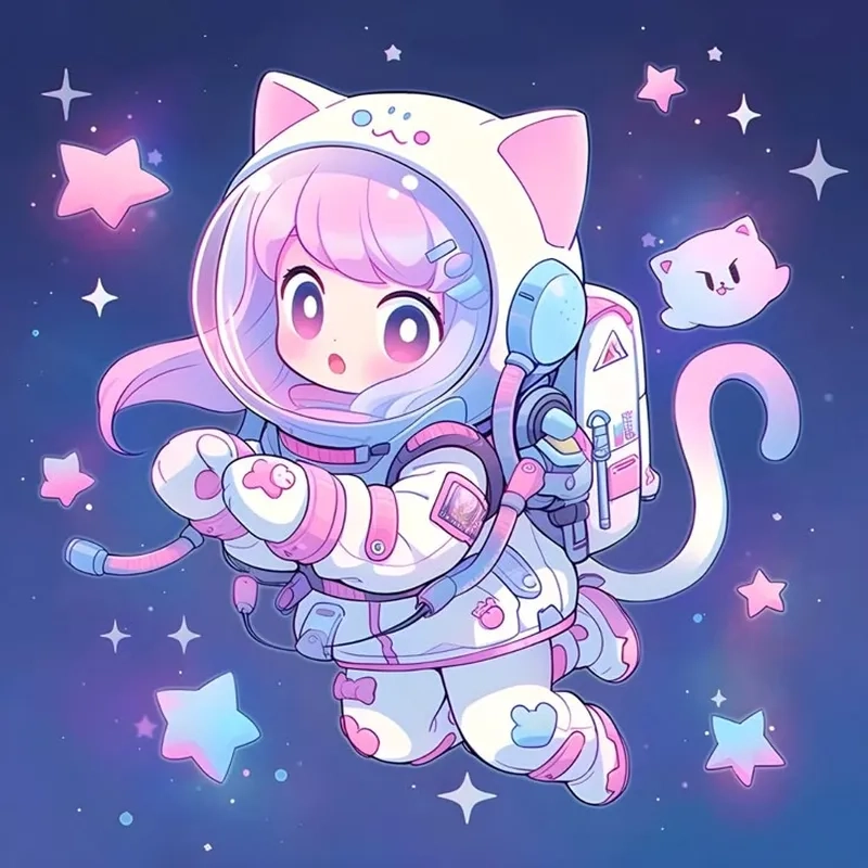 Avatar anime ảnh chibi cute mang năng lượng tích cực mỗi ngày