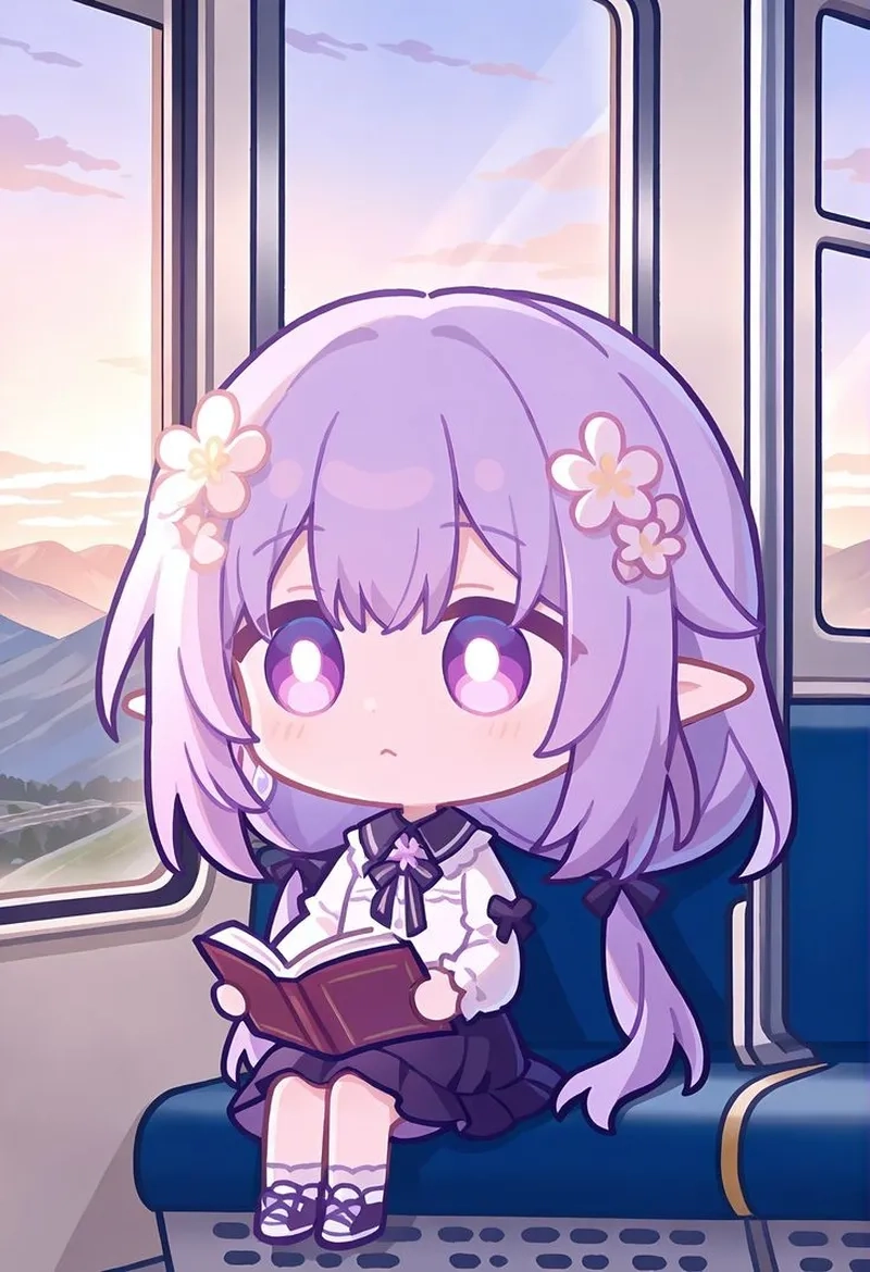 Hình avatar nữ cute chibi làm nổi bật phong cách của bạn