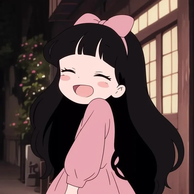Ngắm girl girl avatar cute anime chibi siêu đáng yêu