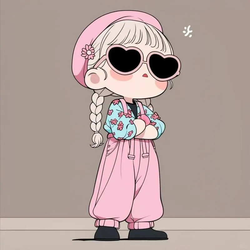 Tải ngộ nghĩnh avatar anime chibi girl cute dễ vẽ để sáng tạo