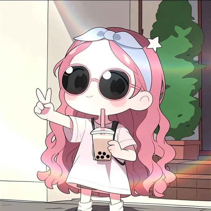 Tải avatar ảnh cute chibi để làm mới màn hình