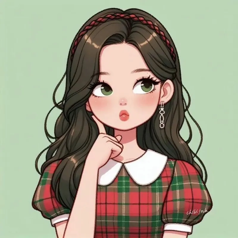 Tải chibi cute avatar anime nữ để làm hình nền dễ thương