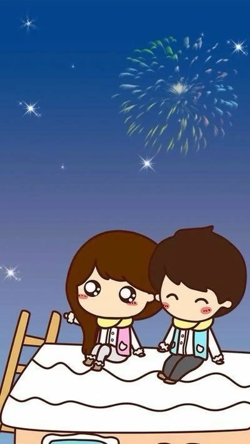 Anime chibi cute avatar đôi làm tan chảy trái tim người xem