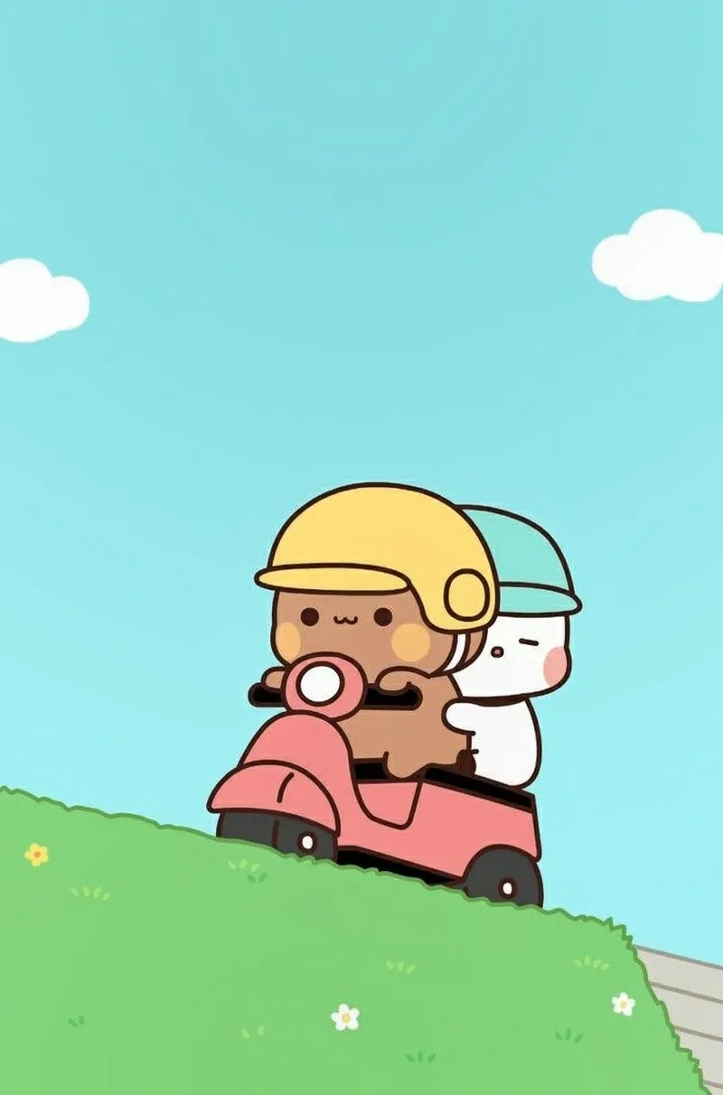 Hình ảnh chibi avatar gấu cute làm hình đại diện thêm xinh