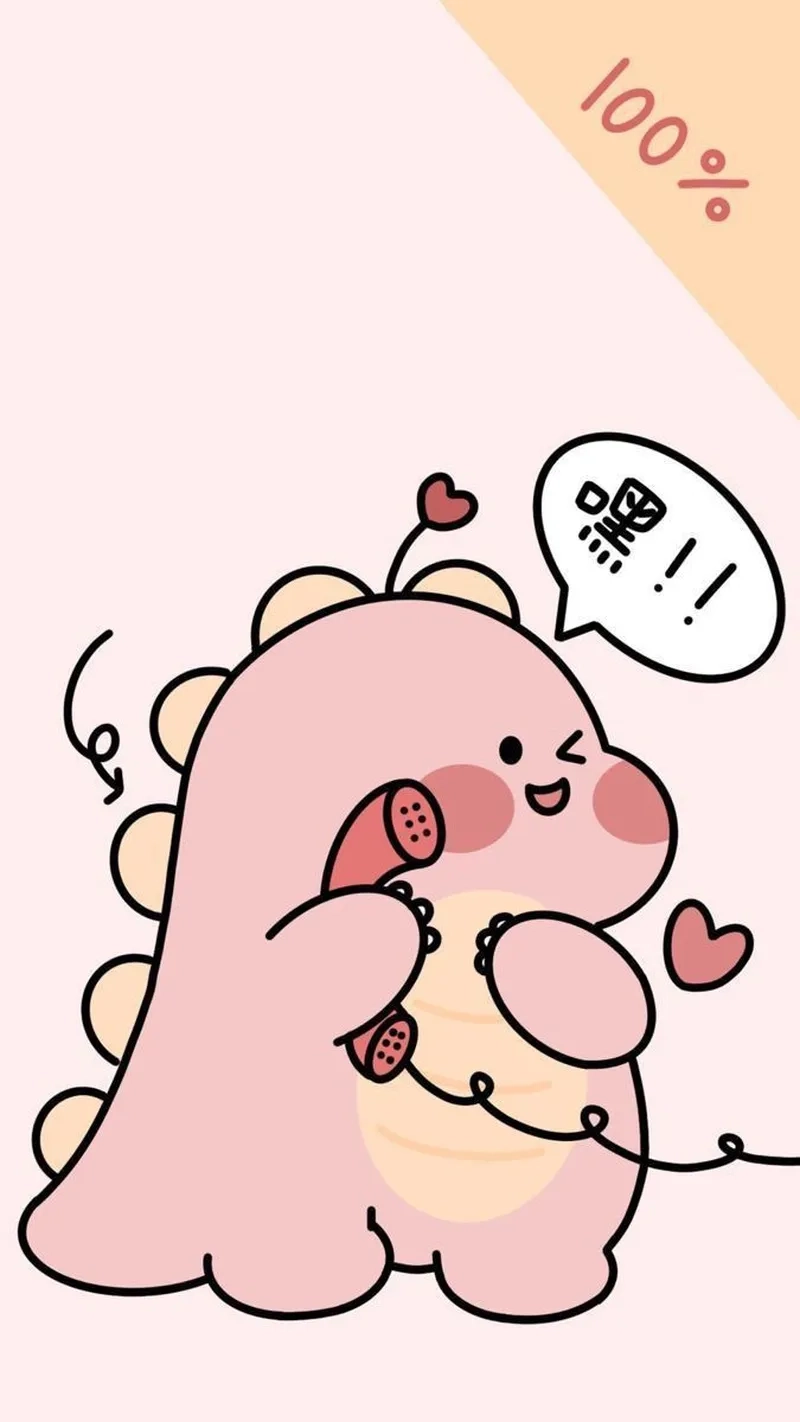 Chibi avatar khủng long cute làm avatar thêm phần cá tính