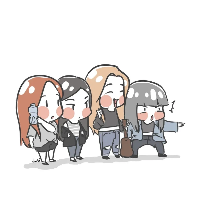 Khám phá blackpink cute chibi với phong cách siêu yêu thích