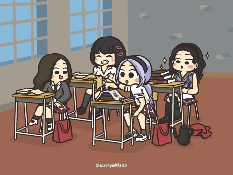 Tải hình nền blackpink chibi cute để làm mới màn hình
