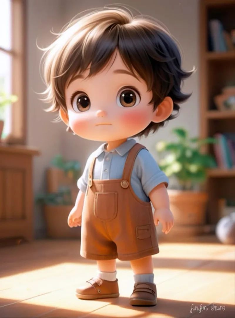 Tạo hình chibi cho bé trai độc đáo để làm quà tặng ý nghĩa