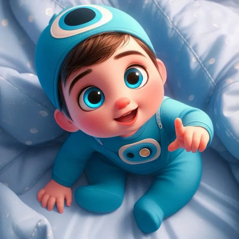 Sưu tầm hình chibi bé trai thôi nôi cho kỷ niệm đáng nhớ