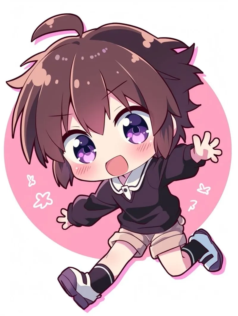 Dễ thương chibi mang phong cách anime ngọt ngào cho bạn