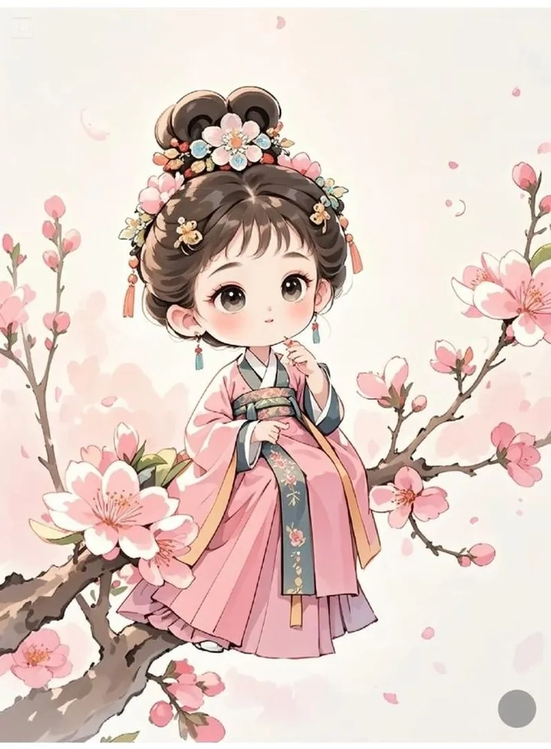 Ảnh cute chibi mang phong cách anime siêu ngọt ngào