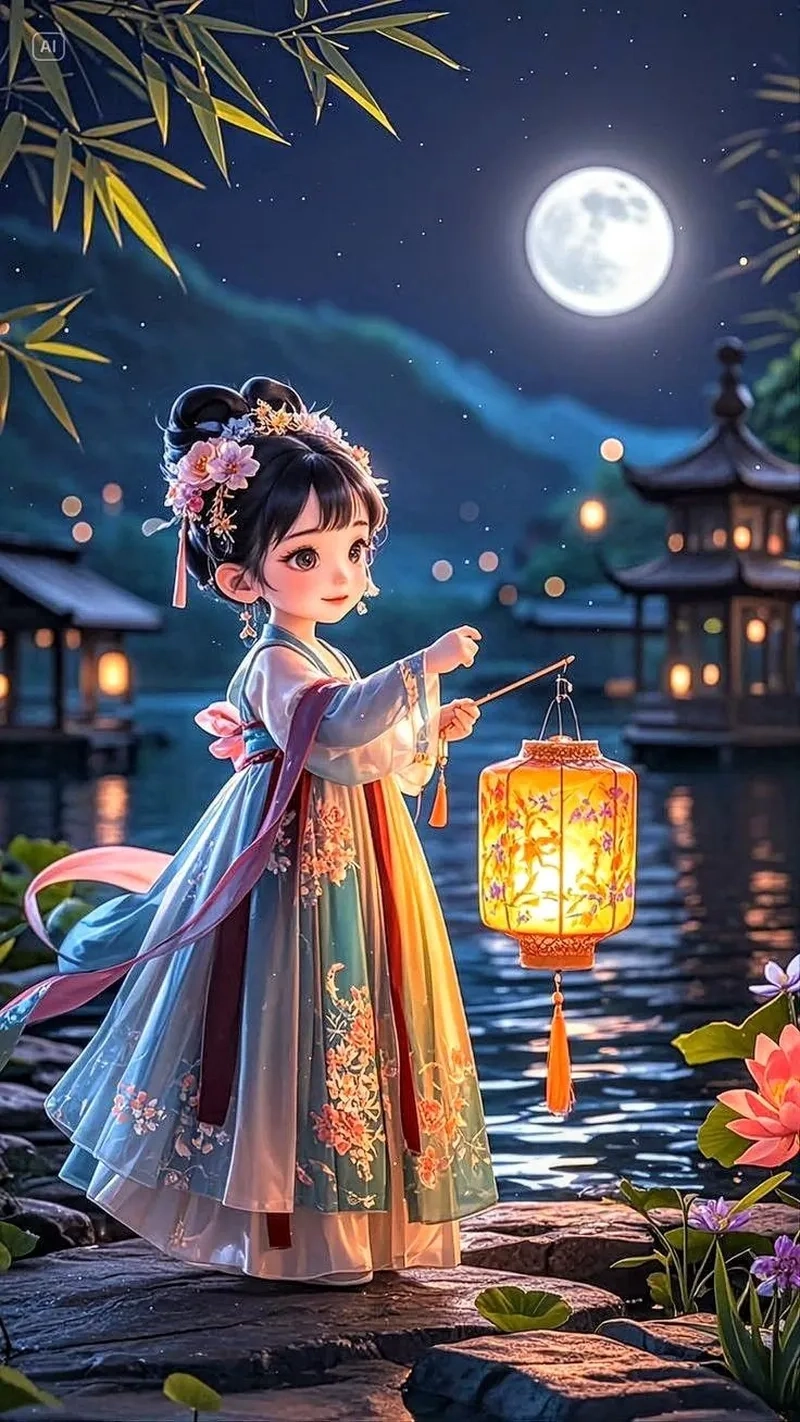 Người chibi cute làm hình nền điện thoại thêm đáng yêu