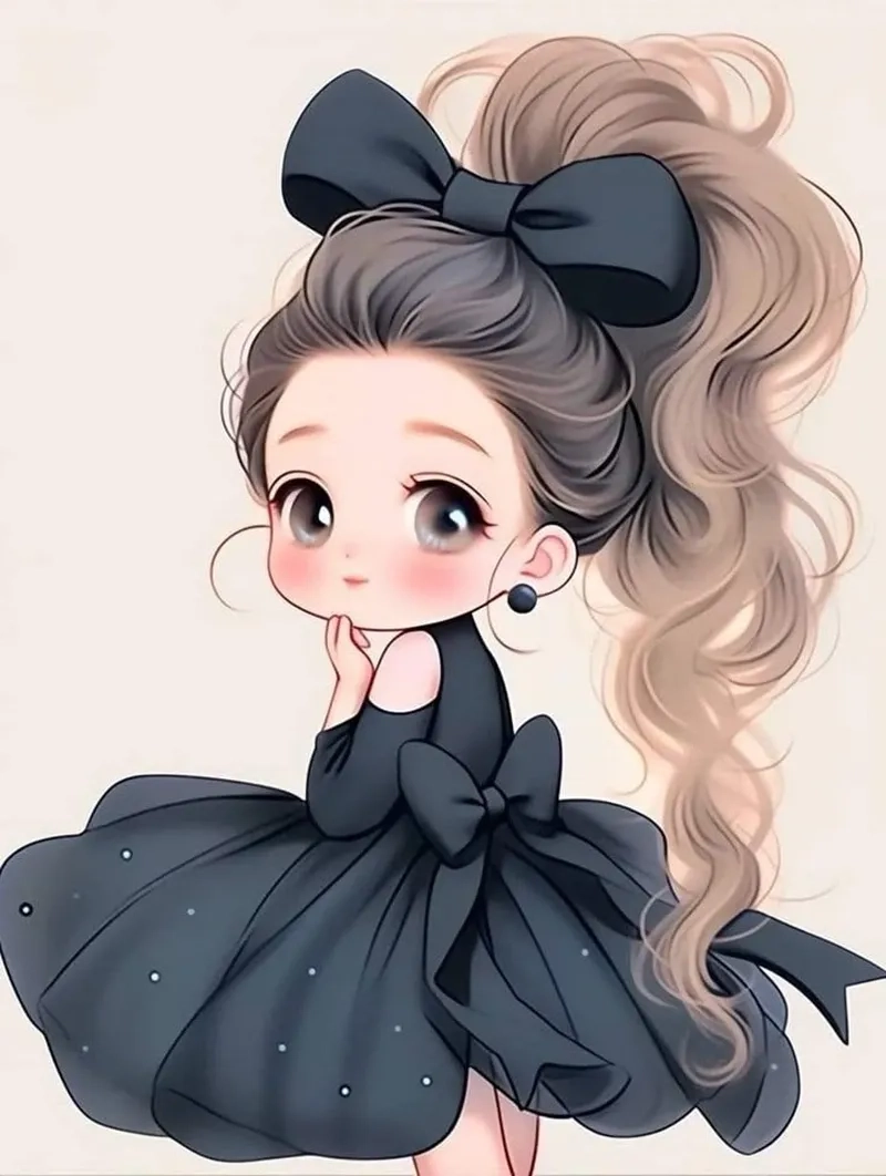 Ảnh đẹp chibi làm hình nền thêm phần nổi bật