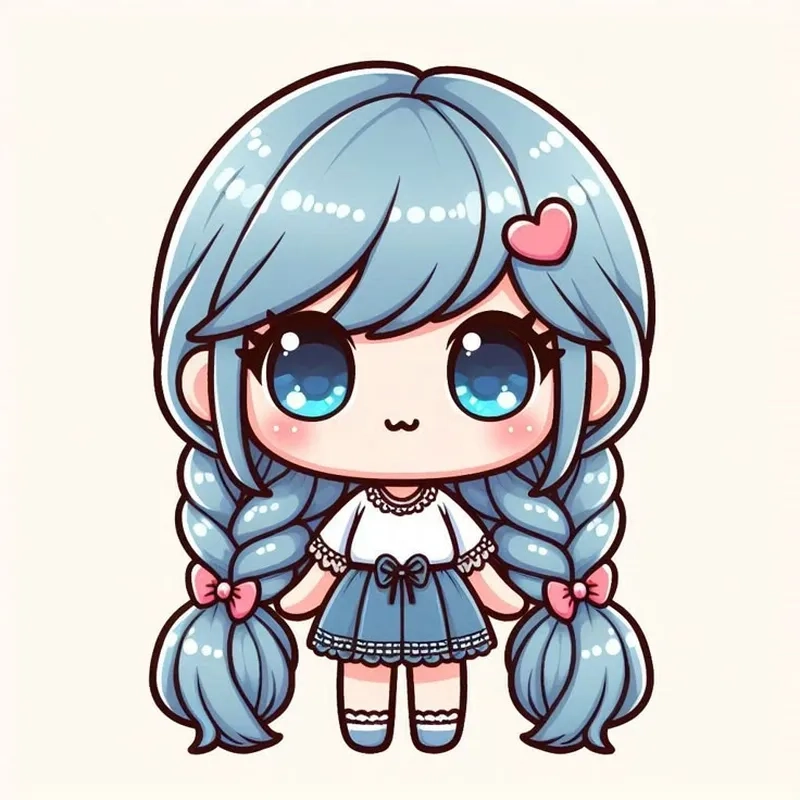 Nền chibi cute làm mới màn hình máy tính của bạn