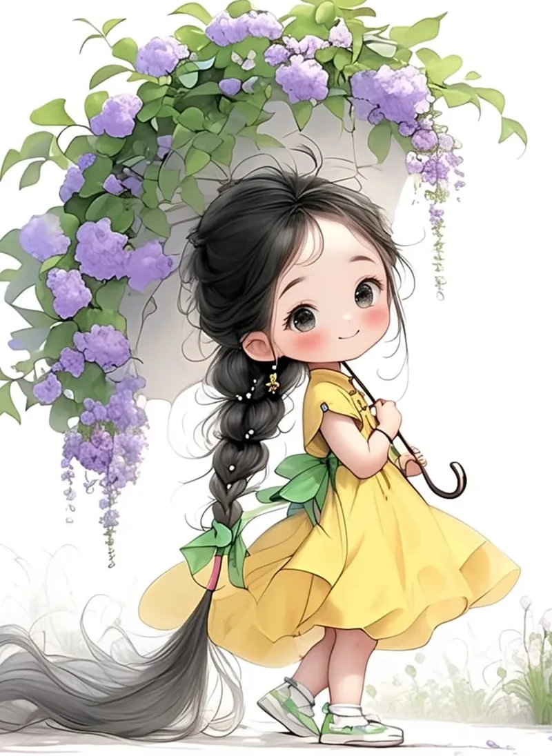Ảnh chibi cute đơn giản làm hình đại diện siêu dễ thương