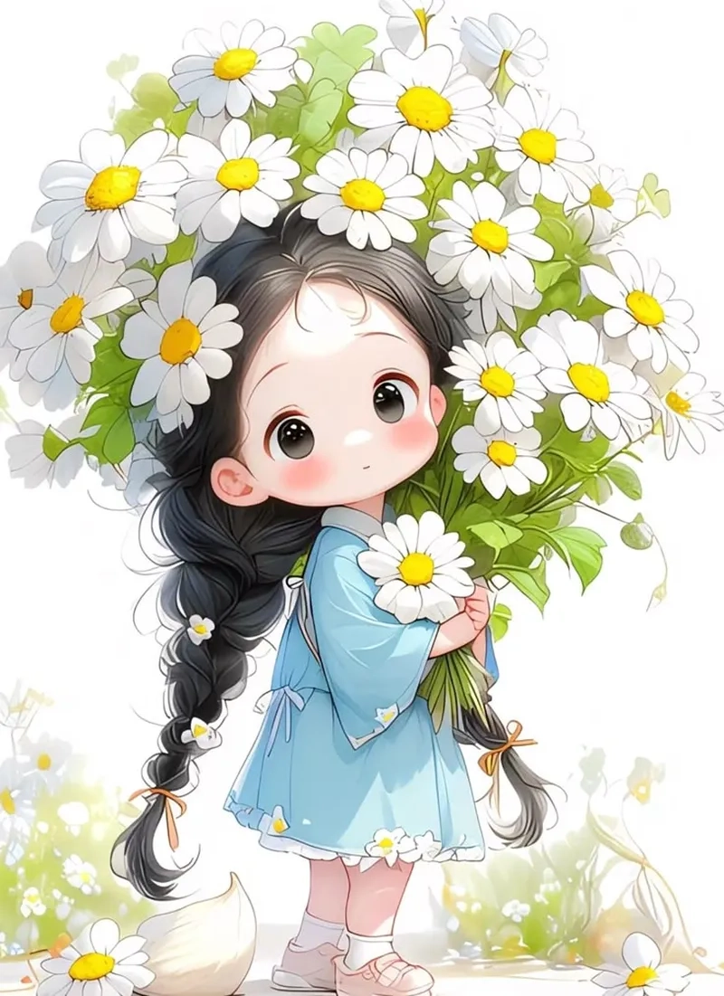Ảnh người cute chibi mang phong cách anime siêu xinh