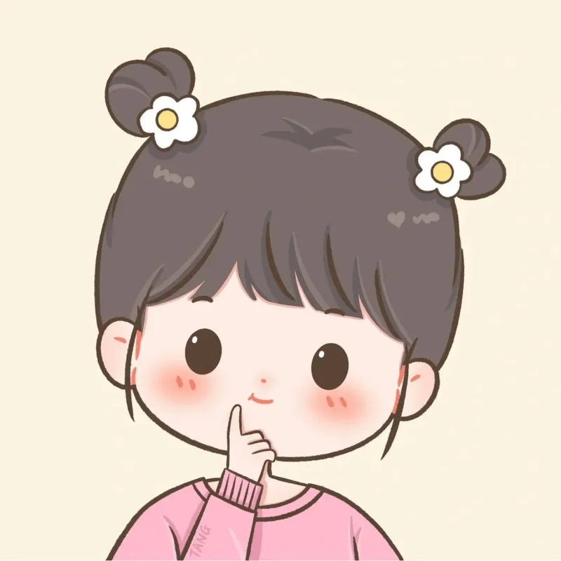 Hình vẽ cute chibi làm mẫu vẽ anime siêu đáng yêu