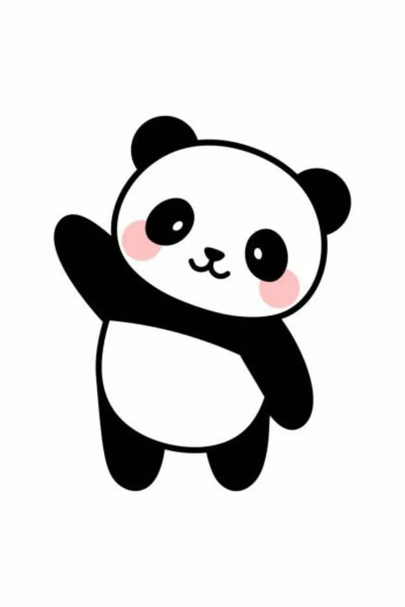 Ngắm chibi cute chibi gấu trúc với nét vẽ siêu đáng yêu
