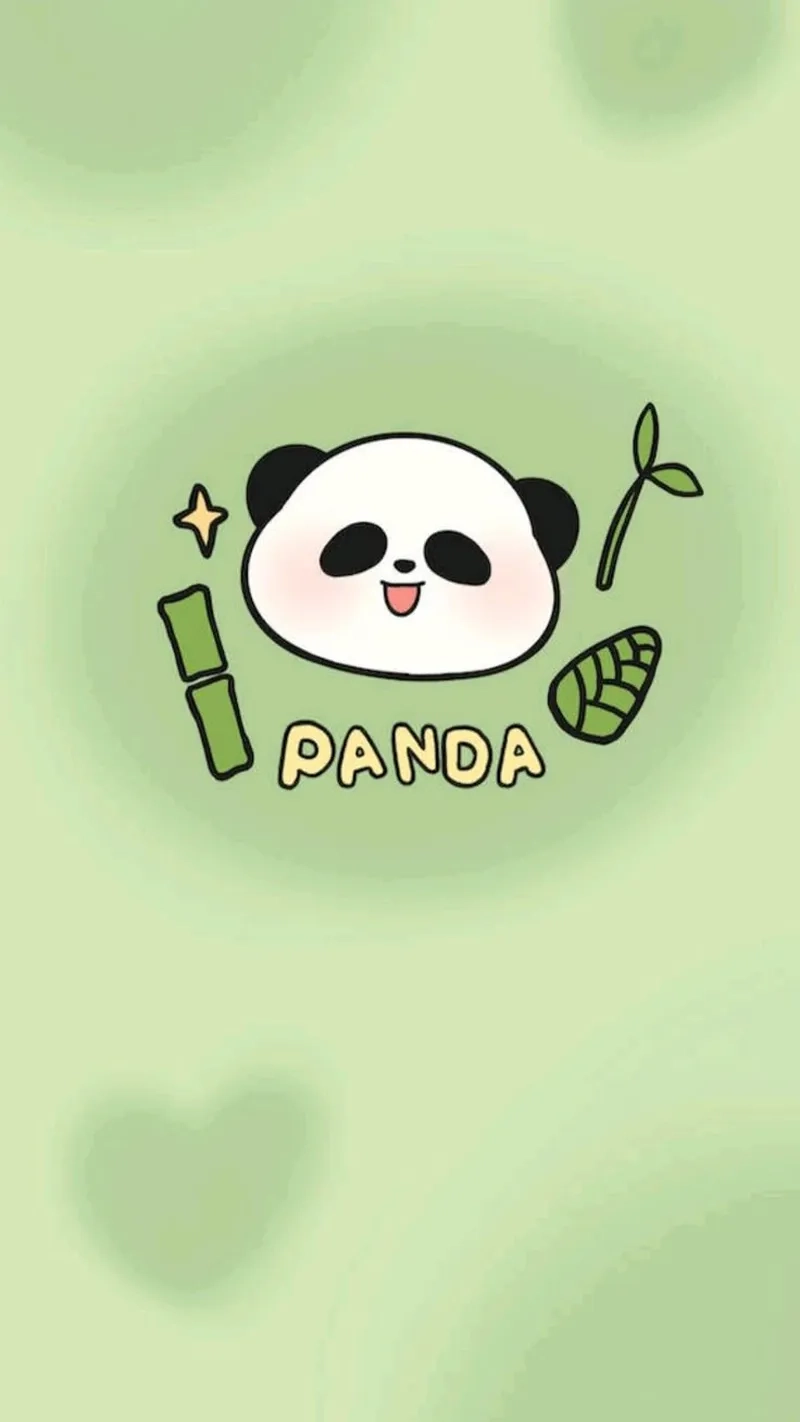 Lưu gấu trúc cute chibi để làm avatar cá tính
