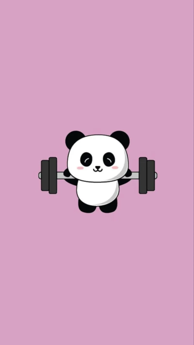 Ngắm ảnh gấu trúc chibi với phong cách siêu dễ thương