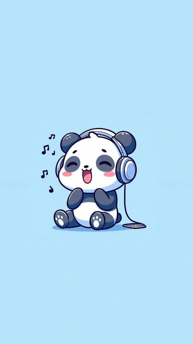 Tìm ảnh gấu trúc chibi cute để làm hình nền độc đáo