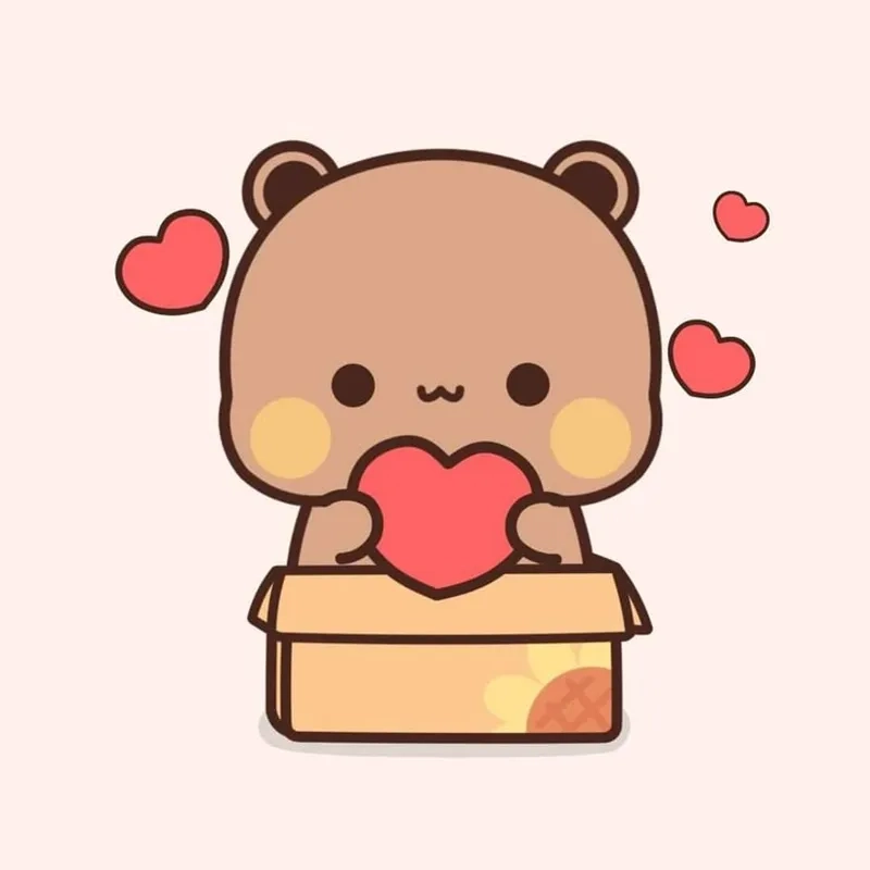 Tải chibi gấu để làm hình nền dễ thương cho điện thoại