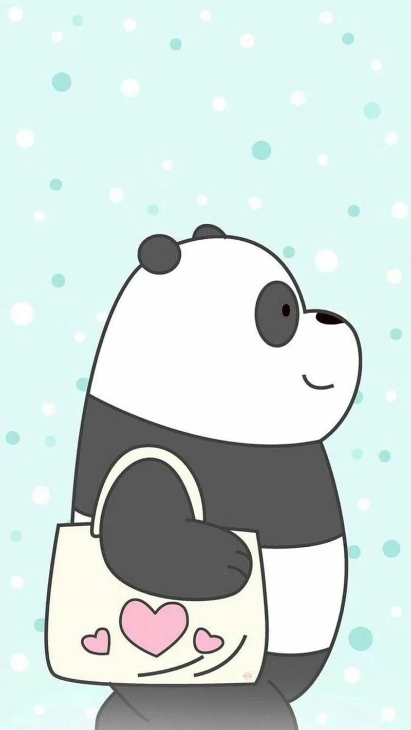 Lưu hình gấu cute chibi để làm hình nền yêu thích