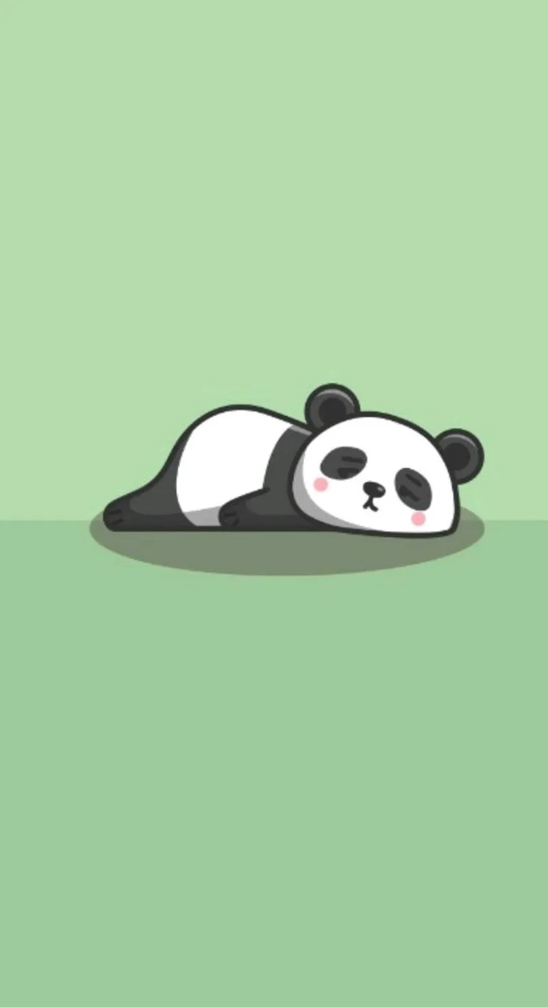 Thêm yêu thương với hình panda chibi dễ thương