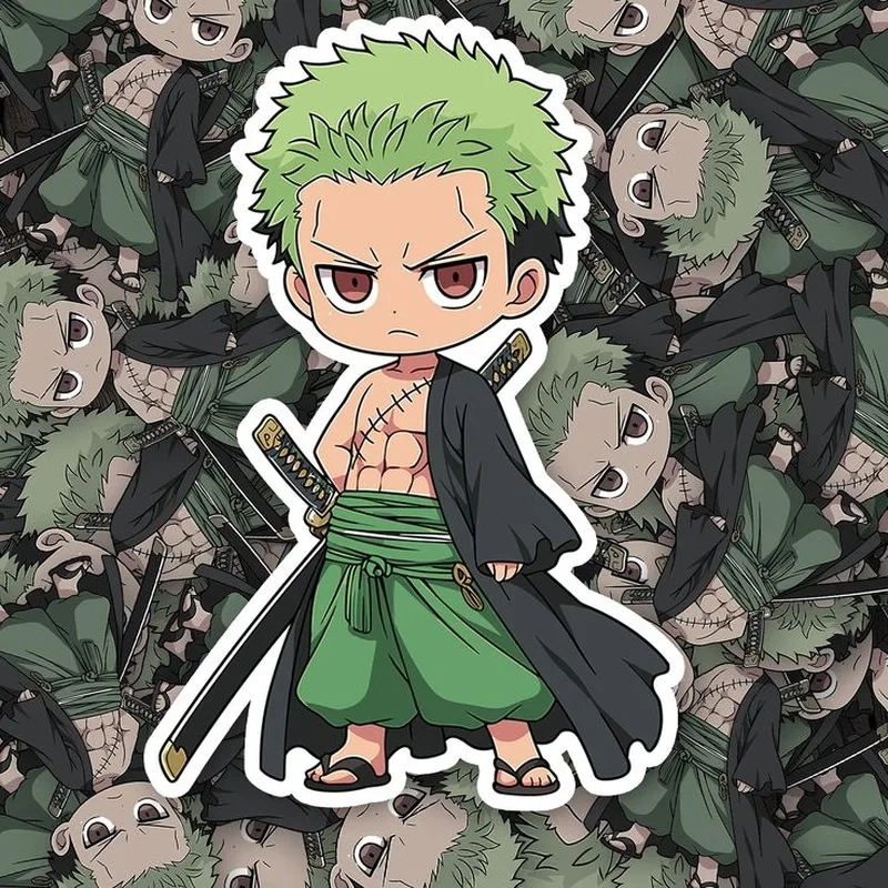 Hướng dẫn cách vẽ Zoro chibi đơn giản cho người mới